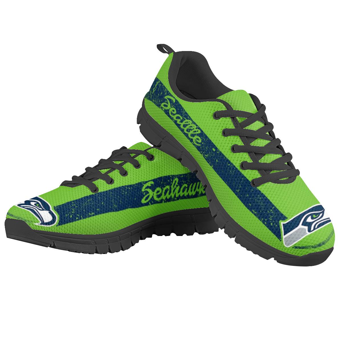 Men's Seattle Seahawks AQ Running Shoes 001